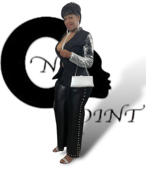 On Point Apparel Pencil PU Leather Pants