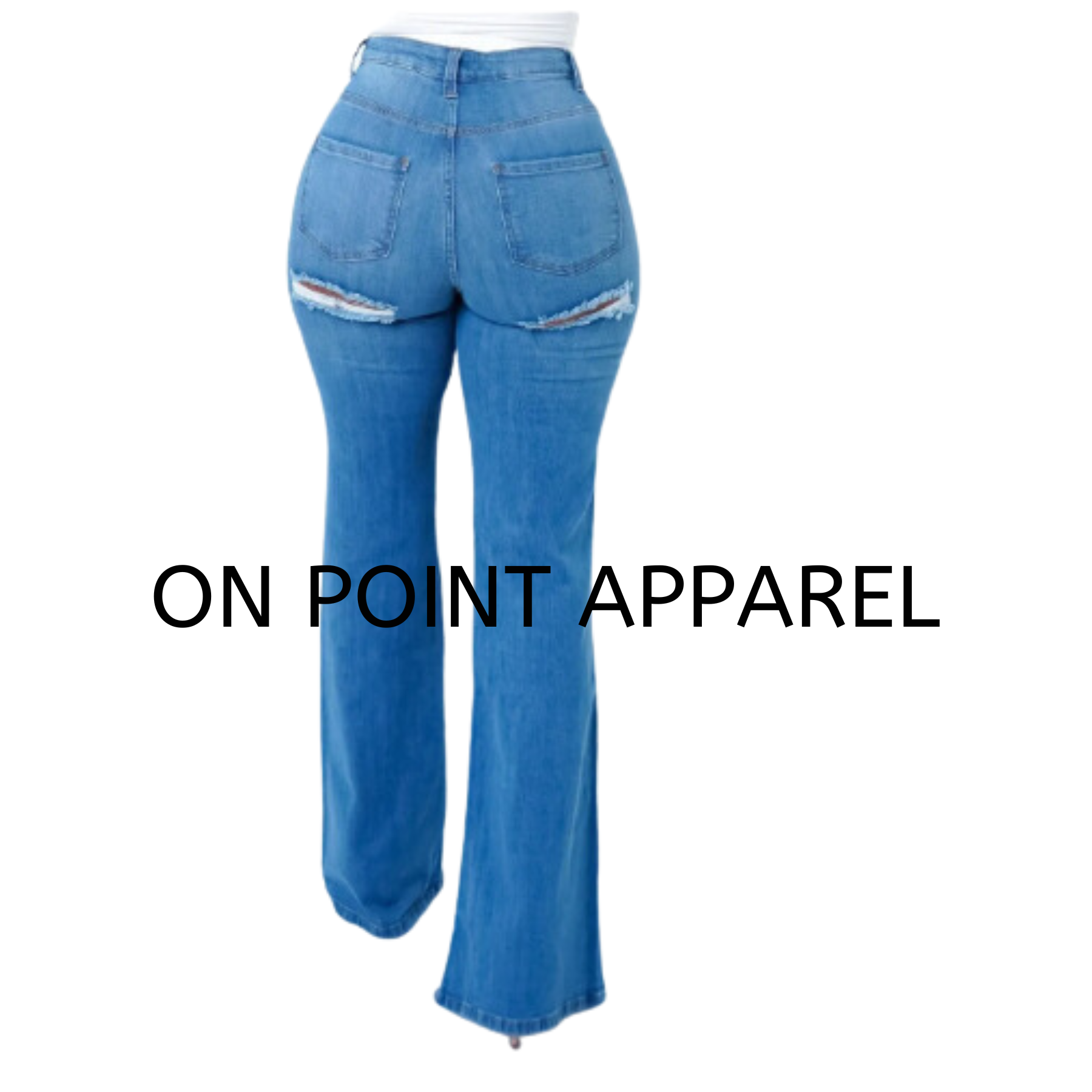 On Point Mom denim jeans pants