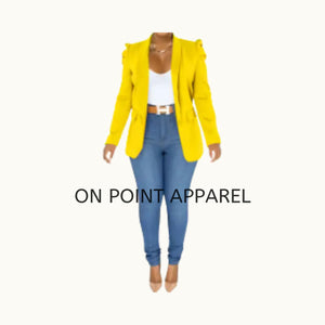 On Point Mid Length Womens Blazer