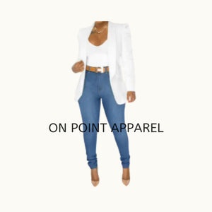 On Point Mid Length Womens Blazer