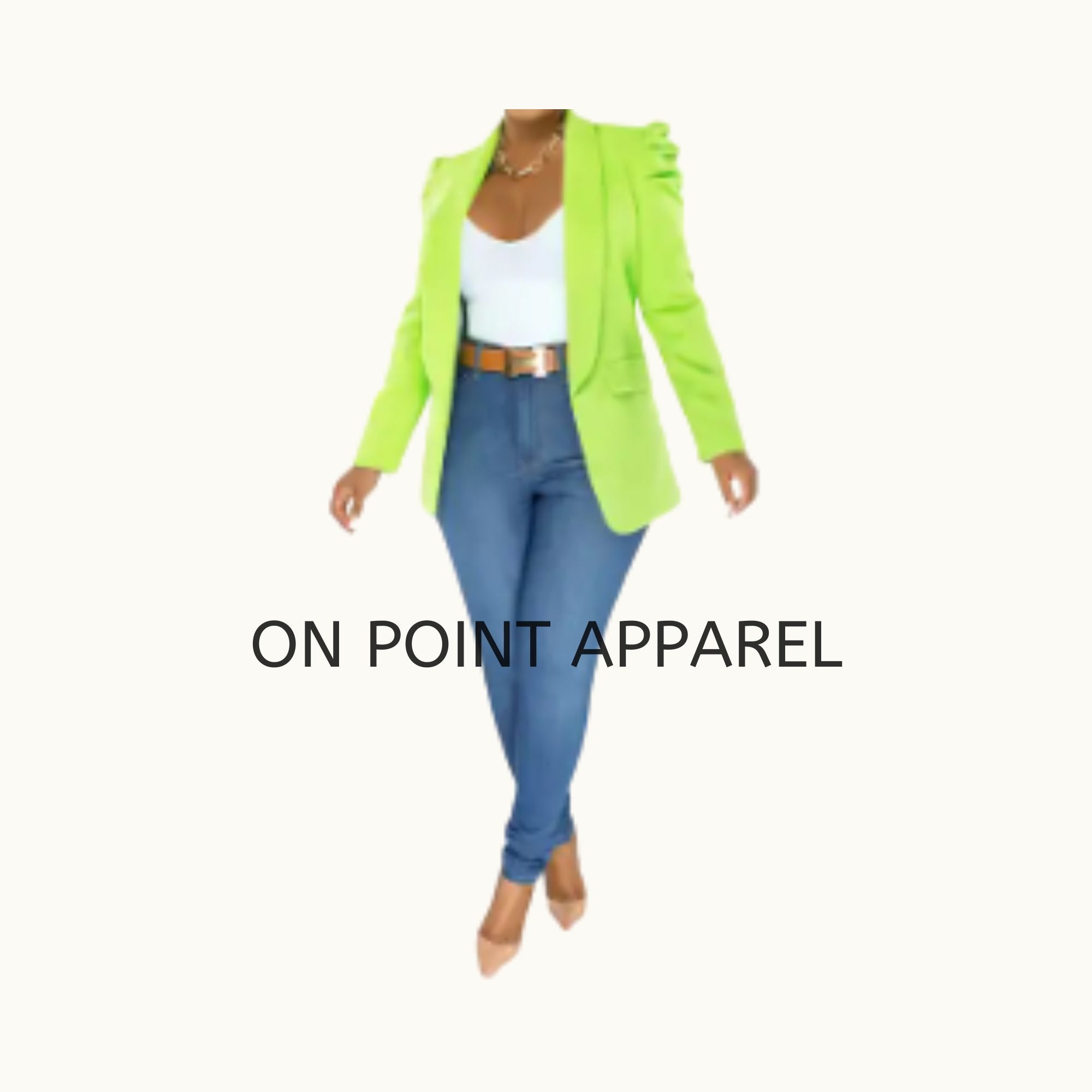 On Point Mid Length Womens Blazer