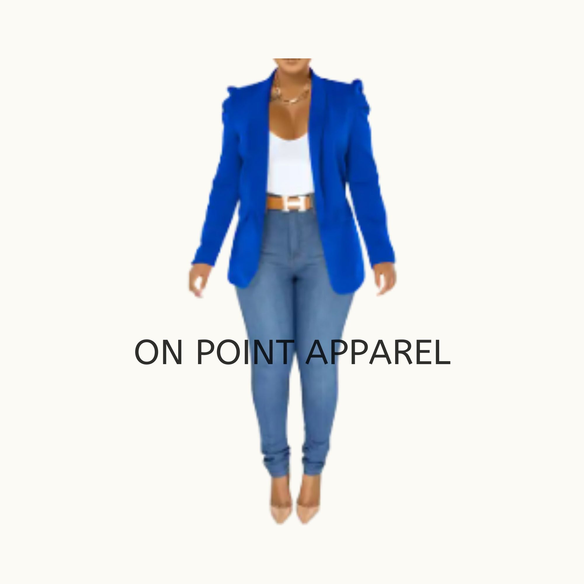 On Point Mid Length Womens Blazer