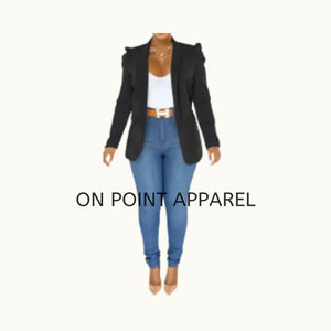 On Point Mid Length Womens Blazer