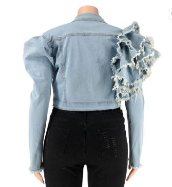 On Point Water Wash Short Denim Jacket