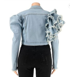 On Point Water Wash Short Denim Jacket